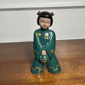 Japanese pottery - MCM Asian figurine